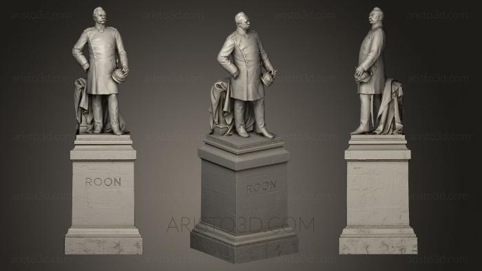 Statues of famous people (STKC_0228) 3D model for CNC machine